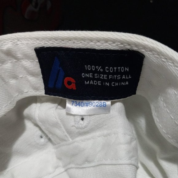 Texas Hold 'Em Poker - SF - One Size Fits All Off White Adjustable Army Hat Cap - Picture 4 of 4